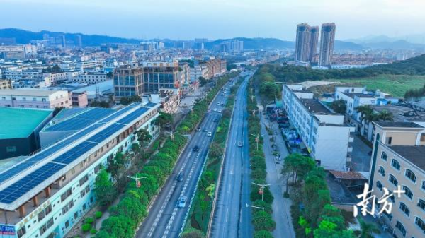 东莞市公常路改造工程进入施工阶段。图为公常路黄江段。李鄂 摄 东莞市公常路改造工程进入施工阶段。图为公常路黄江段。李鄂 摄