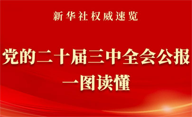《中共中央关于进一步全面深化改革、推进中国式现代化的决定》一图读懂